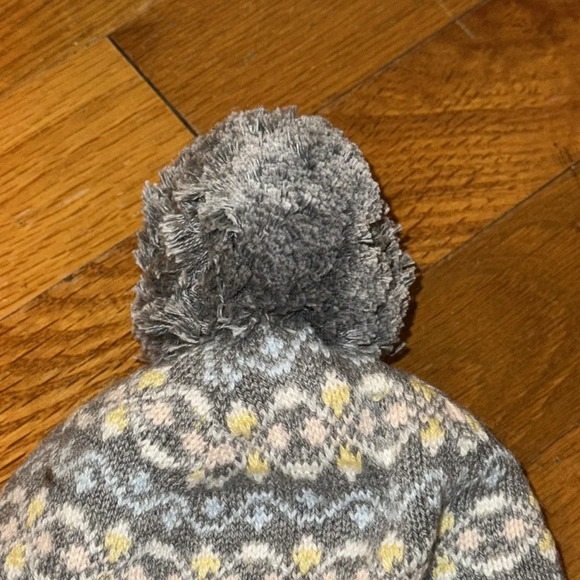 NWT Janie and jack 3M-6M baby toboggan hat cap beanie headgear winter girls - Picture 2 of 8